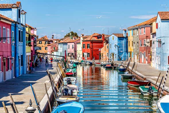 Excursion à Burano et Murano en autonomie